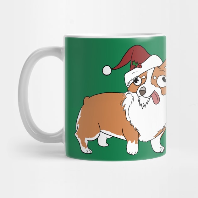 Christmas Corgi by Fool King Media